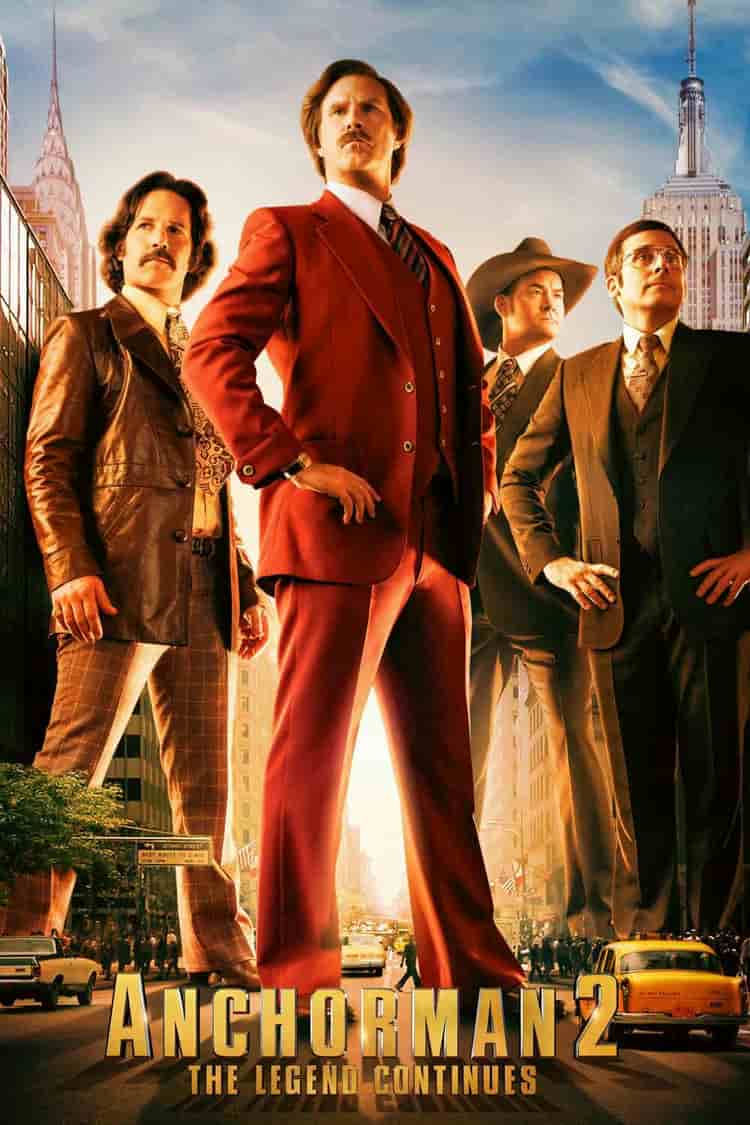 Poster for Anchorman 2: The Legend Continues